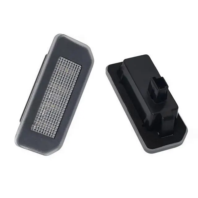 Alt view image 7 of 7 - Yankok LED License Plate Lights for Tesla Model 3 2017-UP and Model Y 2020-UP All Models 12 SMD LED Xenon White 6500K Tag Lamp Replacement
