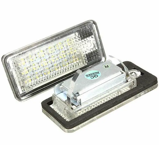 Main image of Yankok [LED License Plate Lights Compatible for 2000s Edition A3 S3 A4 S4 A6 S6 A8 S8 Q7 RS4 RS6 Pack of 2 6500K Error Free 8E0807430A 8E0807430B 8E0943021B 8E0943025B
