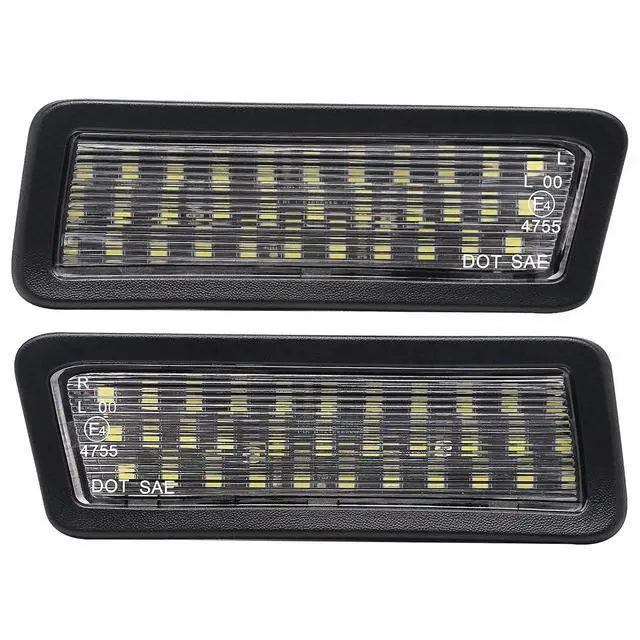 Alt view image 4 of 6 - Yankok LED License Plate Lights Compatible with Dodge Ram 1500 2019-2024 w/o Housing (NOT FIT 1500 Classic, 2500 and 3500)