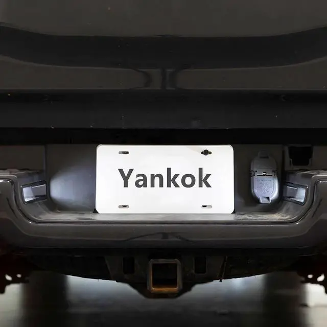 Alt view image 7 of 7 - Yankok LED License Plate Lights Compatible with Dodge Ram 1500 2019-2024 with Housing (NOT FIT 1500 Classic, 2500 and 3500)