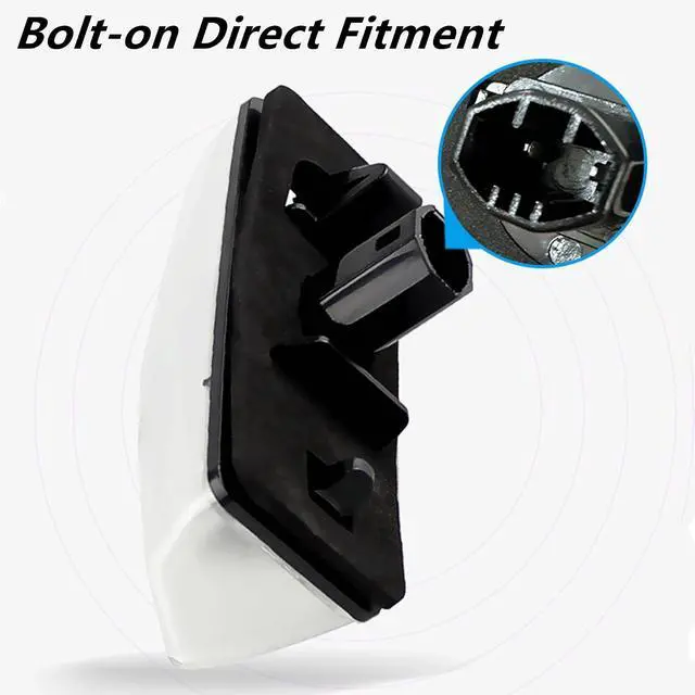 Alt view image 5 of 7 - Yankok LED License Plate Lights Compatible with Toyota RAV4 Prius Venza C-HR Matrix Scion tC and Lexus CT200h NX200t/300h RX200t/450h IS300 Wagon 6000K Diamond White Tag Lamp Assembly
