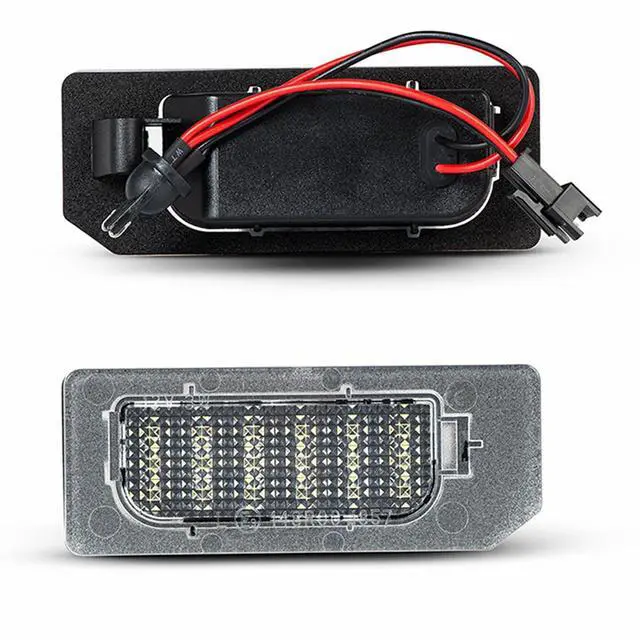 Alt view image 4 of 7 - Yankok LED License Plate Lights Compatible with Mitsubishi Outlander Sport 2011-2020 3rd Gen, Outlander PHEV 2018-2020, RVR 2010-2020 3rd Gen, ASX 2010-2020 1st Gen