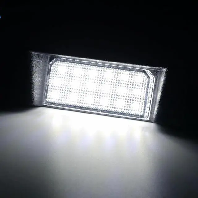 Alt view image 2 of 7 - Yankok LED License Plate Lights Compatible with Toyota GR86 2021-2025 ZN8 and Subie BRZ 2021-2025 ZD8 2nd Gen, 6000K Diamond White Tag Lamp Assembly Replacement