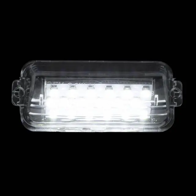 Alt view image 2 of 7 - Yankok LED License Plate Lights Compatible with Toyota Camry Highlander Avalon Yaris Prius C 2 Pack 6500K Xenon White Tag Lamp Replacement