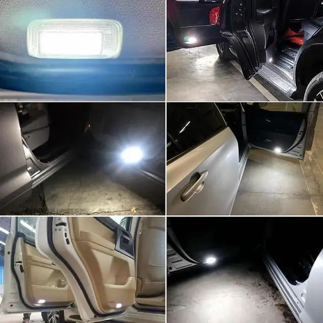 Alt view image 7 of 7 - Yankok LED Door Courtesy Lights for TYT Camry Avalon Highlander Sienna Tundra Sequoia Prius 86 Scion FR-S Subie BRZ Lexs IS ES GS GX LX LS RC RX