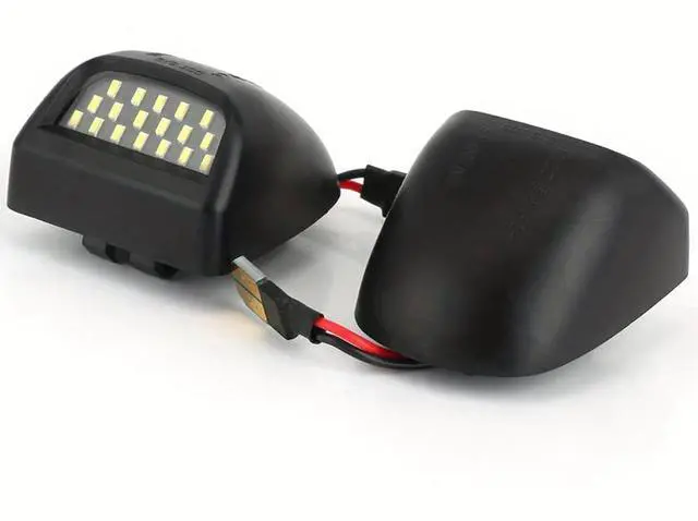 Main image of Yankok LED License Plate Lights Compatible with Silverado Suburban Tahoe Avalanche Traverse, Sierra Yukon & Yukon XL, Escalade & EXT 6000K 18 SMD LED Tag Lamps Replacement