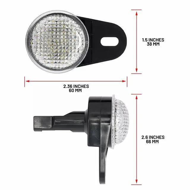Alt view image 3 of 7 - Yankok LED Courtesy Footwell Lights for Dodge Ram 1500 2500 3500 Pickup Durango Nitro Jeep Wrangler Grand Cherokee Commander Liberty 68395784AA