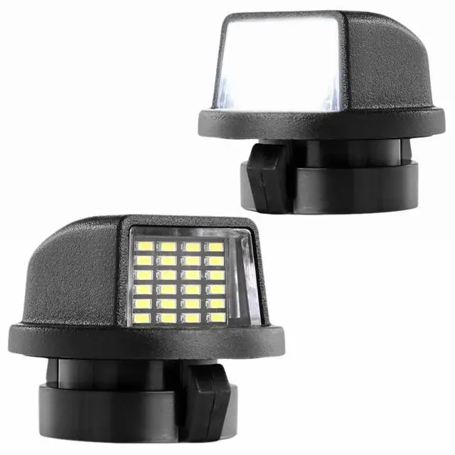 Main image of Yankok LED License Plate Lights for Ford F150 F250 F350 F450 F550 SuperDuty Ranger and Expedition Excursion Explore Bronco 6000K 24 SMD LED Tag Lamp Assembly