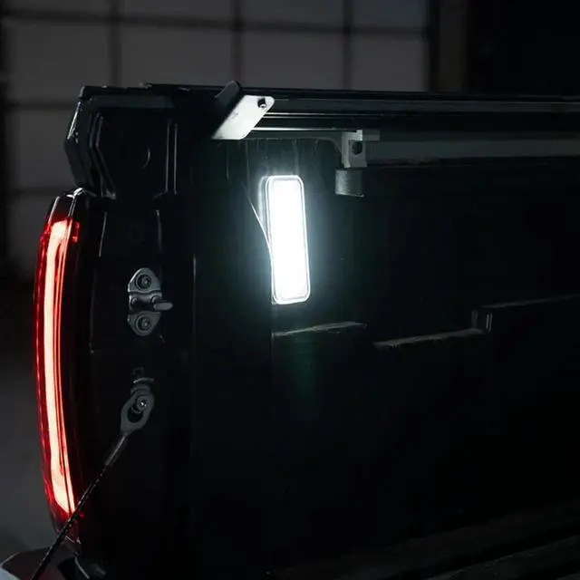 Alt view image 6 of 7 - Yankok LED Cargo Bed Lights Compatible with Toyota Tacoma 2020-2023 Facelift with Connection Wire 24-SMD BGR Multi-Color Trunk Lights PT857-35200