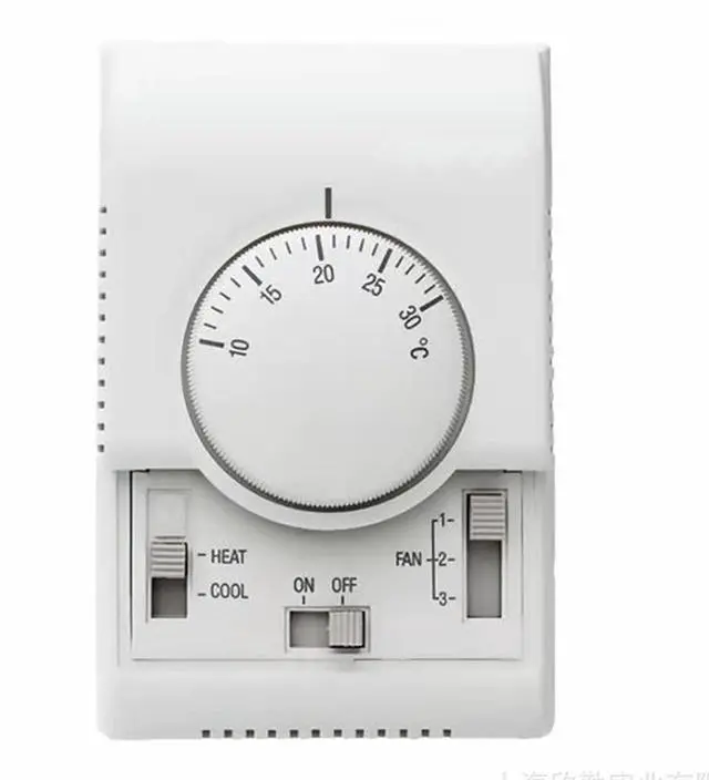Main image of Yankok Mechanical Thermostat Air Conditioner Fan Coil Unit Controller Manual Switch T6373B1130