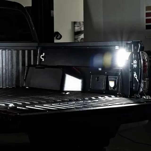 Alt view image 7 of 7 - Yankok LED Cargo Bed Lights Compatible with Toyota Tacoma 2020-2023 Facelift with Connection Wire 36-SMD Trunk Lights PT857-35200