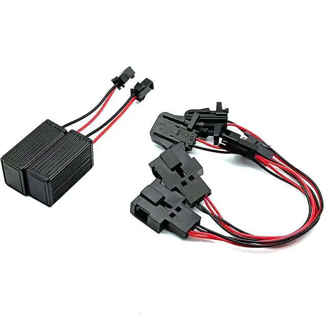Alt view image 5 of 7 - Yankok LED License Plate Lights Compatible with VW Touareg Passat Wagon Jetta Golf Porsche Cayenne Black Resistor