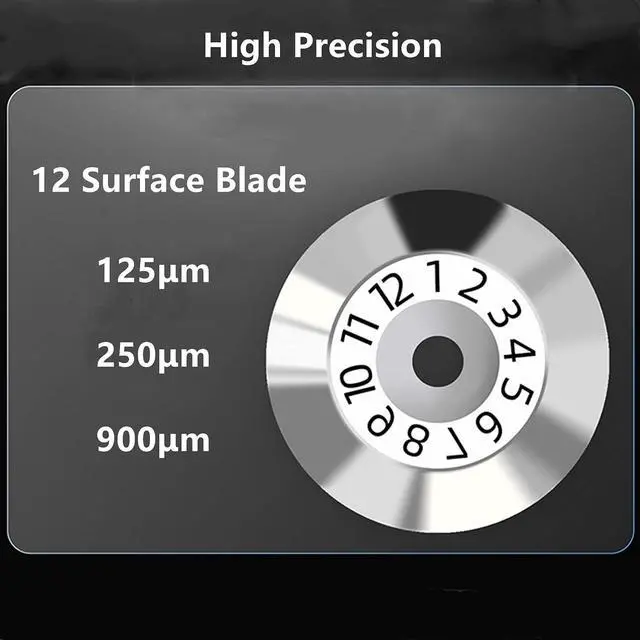 Alt view image 5 of 7 - Yankok [Fiber Optic Cleaver with 12 Surface Blade 3 in 1 for 125m 250m 900m 9~16mm with OD 0.25mm and 10-16mm with OD 0.9mm Fiber Optical Cable High Precision Stripping and Cutting Tool