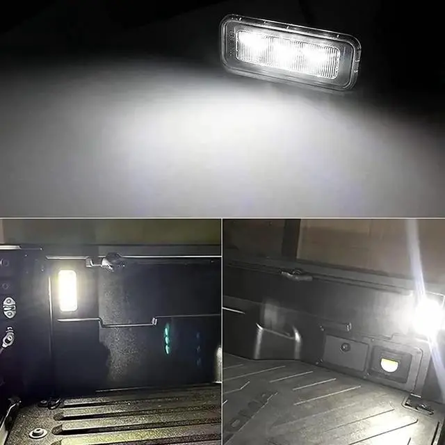 Alt view image 2 of 7 - Yankok LED Cargo Bed Lights Compatible with Toyota Tacoma 2020-2023 Facelift with Connection Wire 3-SMD Trunk Lights PT857-35200