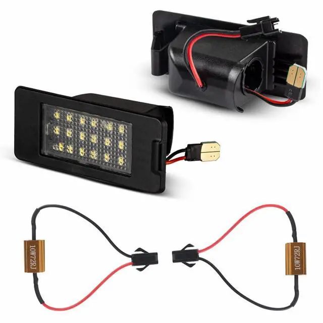 Alt view image 2 of 7 - Yankok LED License Plate Lights Compatible with Chevy Suburban Tahoe Malibu GMC Yukon Cadillac Escalade ATS 2015-2020 Tag Lamps Error Free