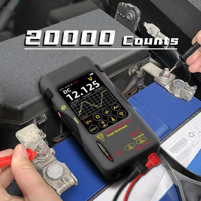 Alt view image 5 of 7 - BSIDE Thermal Camera Multimeter Date Recorder with Macro Lens, 320x320 IR Resolution with 15 Thermal Palettes, 20000 Counts with 3.98" Touch LCD, Measures Cap Amp Temp Diode for PCB Circuit Break DIY