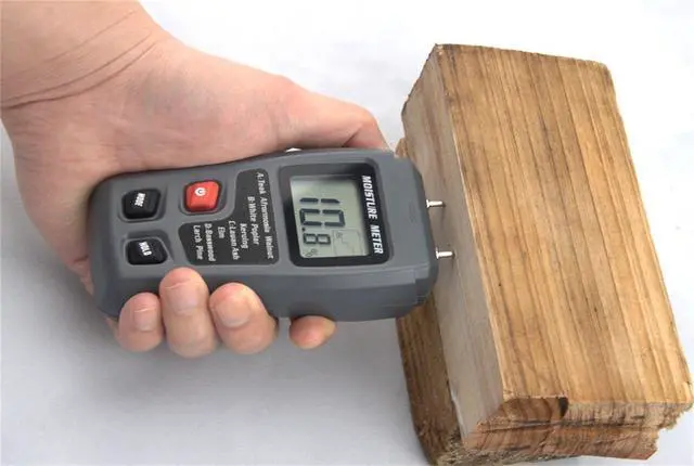 Alt view image 7 of 7 - Bside EMT01 Digital Wood Moisture Meter Handheld 2 Pins Timber Lumber Damp Humidity Detector Tester with Large LCD Display