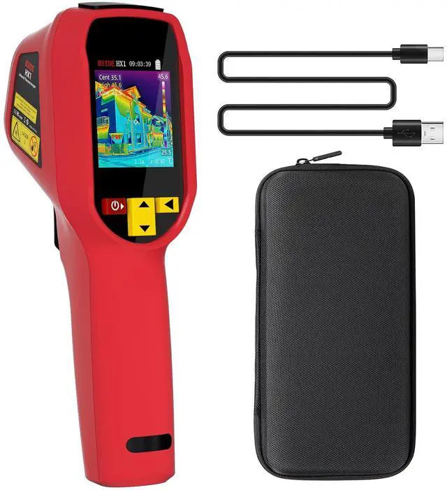 Main image of BSIDE Thermal Imaging Camera 240 x 240 Resolution Handheld Infrared Camera, 15 Thermal Palettes with 320 x 240 Full-Viewing TFT LCD for Home Inspection HVAC Electrical, 25Hz Refresh Rate, -4~1022