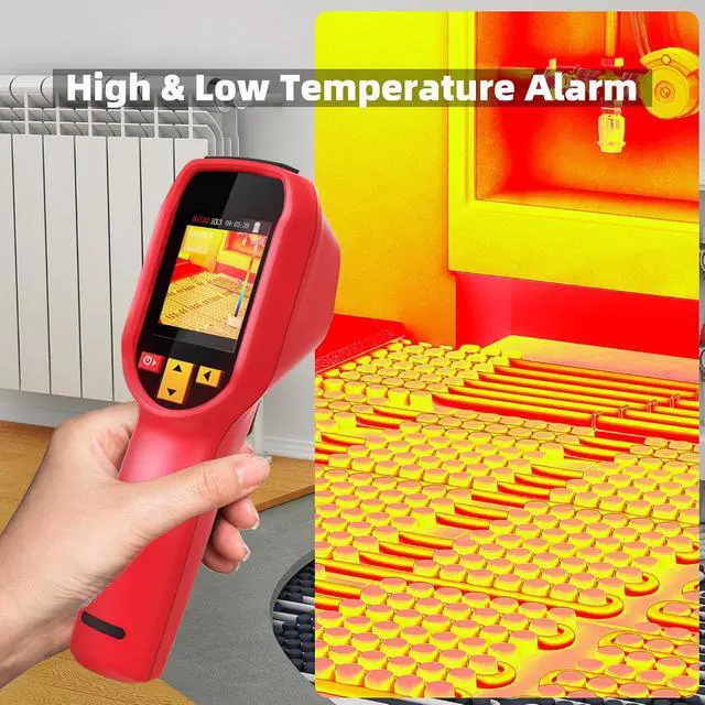 Alt view image 6 of 7 - BSIDE Thermal Imaging Camera 240 x 240 Resolution Handheld Infrared Camera, 15 Thermal Palettes with 320 x 240 Full-Viewing TFT LCD for Home Inspection HVAC Electrical, 25Hz Refresh Rate, -4~1022