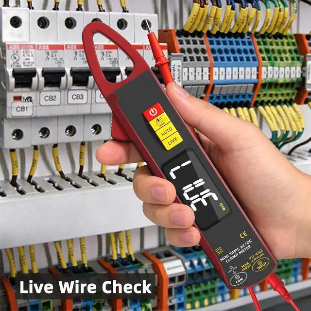 Alt view image 5 of 7 - BSIDE Low Current Clamp Meter, DC/AC Amp with Smart Mode, True RMS 6000 Counts Rechargeable Auto-Ranging Multimeter Tester, Measures Temperature Capacitance Diode Duty Cycle Hz Ohm Live Check Voltage