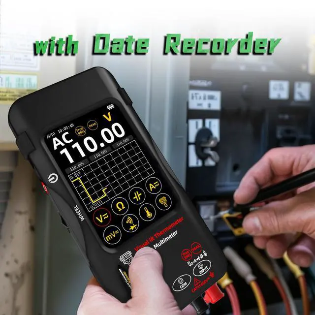 Alt view image 5 of 7 - BSIDE Thermal Imaging Multimeter Date Recorder with Macro Lens, 428x320 IR Resolution with 15 Thermal Palettes, 20000 Counts with Dual-Light Fusion, Measures Cap Amp Temp Diode for PCB Circuit Break