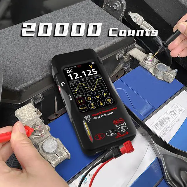 Alt view image 6 of 7 - BSIDE Thermal Imaging Multimeter Date Recorder with Macro Lens, 428x320 IR Resolution with 15 Thermal Palettes, 20000 Counts with Dual-Light Fusion, Measures Cap Amp Temp Diode for PCB Circuit Break