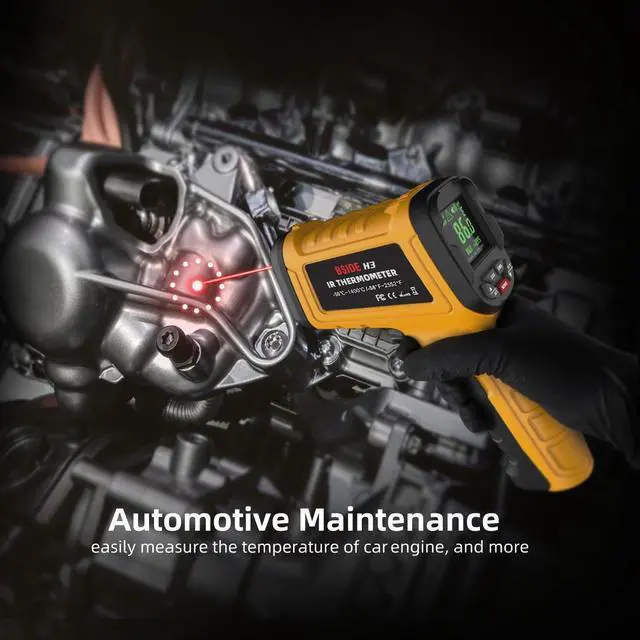 Alt view image 6 of 7 - BSIDE Infrared Thermometer Pyrometer 50:1 Industrial Temperature Gun -58~2552(-50~1400) IR Laser Thermometer, High Temp Non-Contact Digital Thermometer for Furnace Smelt Forge