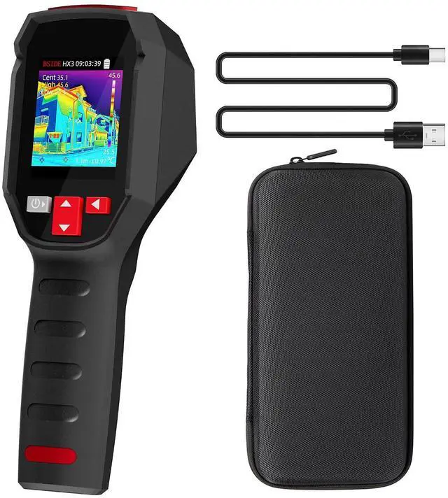 Main image of BSIDE Thermal Camera, 240x240 Resolution with 15 Thermal Palettes, Handheld Infrared Imaging IR Camera with Full-Viewing Color LCD, for Home Inspection Car HVAC DIY Heat Pump Circuit Break, -4~1022