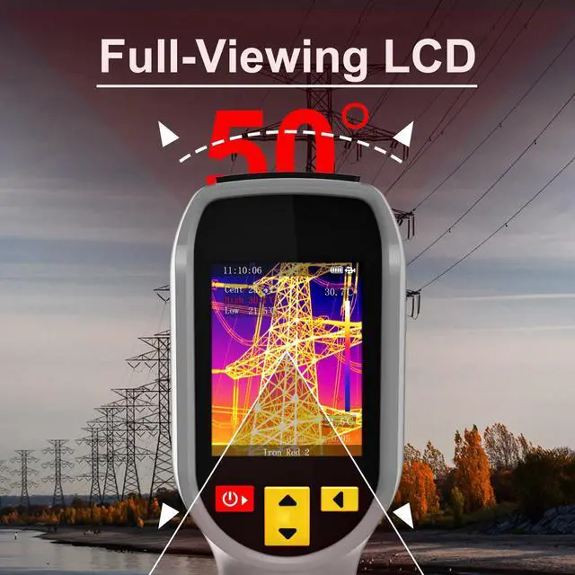Alt view image 5 of 7 - BSIDE Thermal Camera, 320x240 IR Resolution with Dual-Light Fusion, 15 Thermal Palettes with Laser Pointer, Handheld Infrared Imaging Camera for Mechanics Electronic Electrical HVAC Industry Building