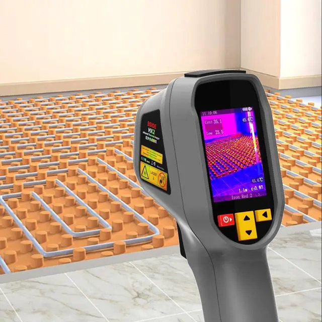 Alt view image 7 of 7 - BSIDE Thermal Camera, 320x240 IR Resolution with Dual-Light Fusion, 15 Thermal Palettes with Laser Pointer, Handheld Infrared Imaging Camera for Mechanics Electronic Electrical HVAC Industry Building