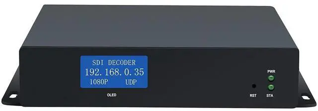 Alt view image 7 of 7 - H.265 HEVC SDI Video Decoder, 1080P@60Hz Dual SDI Output Ports, HD 3G Hardware Video Audio Decoder, IP Streaming Decoders HTTP, HTTPS,RTSP, SRT, UDP/RTPRTMP Server for IP Camera...etc