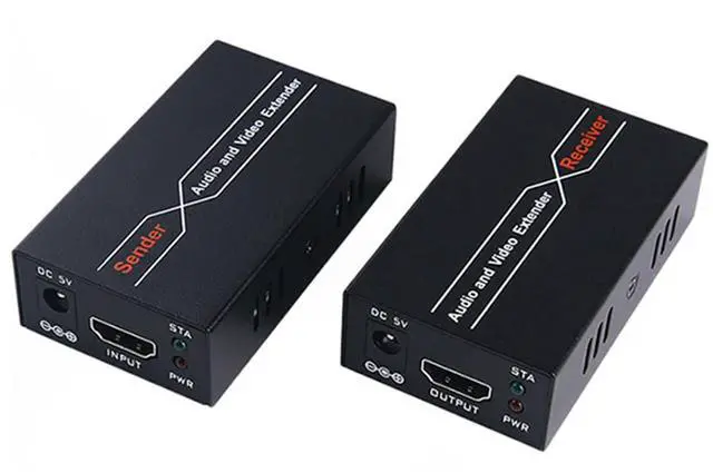 Main image of FHD 1080P@60 3D HDMI Extender, 196FT/60M Over Cat6/7, Point to Point Transmission, Support EDID POC, Network Video Extender