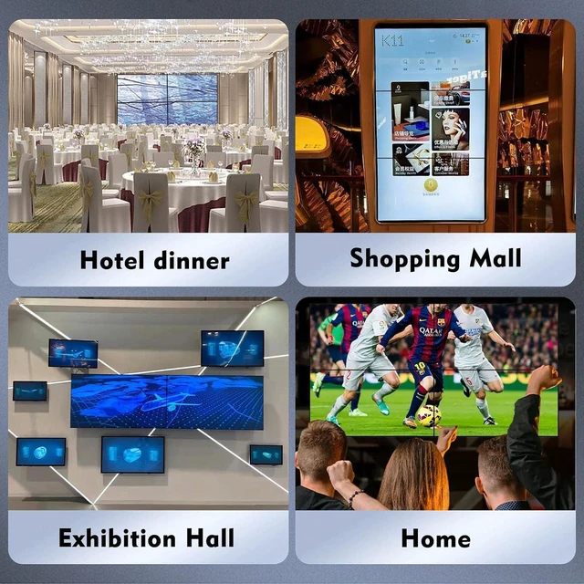 Alt view image 5 of 7 - Video Wall Controller, 2x2 HDMI Video Wall Control,4K30 Input 108060 Output with 8 Splicing Modes 2x2,1x1,2x1,3x1,4x1,1x2,1x3,1x4, 180° Rotate TV Wall Processor for Big Screen,Mall...etc.