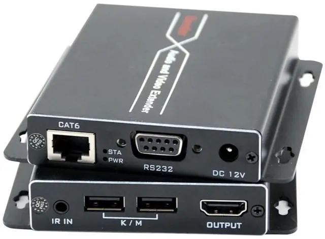 Main image of 1080P@60Hz & 4K@30Hz HDMI KVM Network Transceiver USB2.0 Keyboard & Mouse Extender Transmission Distance 70M/30M Over Cat6 Cable