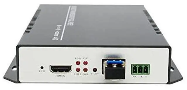 Alt view image 4 of 7 - 4K 3D HDMI Fiber Optic Extender with RS232/ EDID Transmitter Receiver Distance Up to 60km Compatible with DVI Signal Transmission (Single Mode 2 core)
