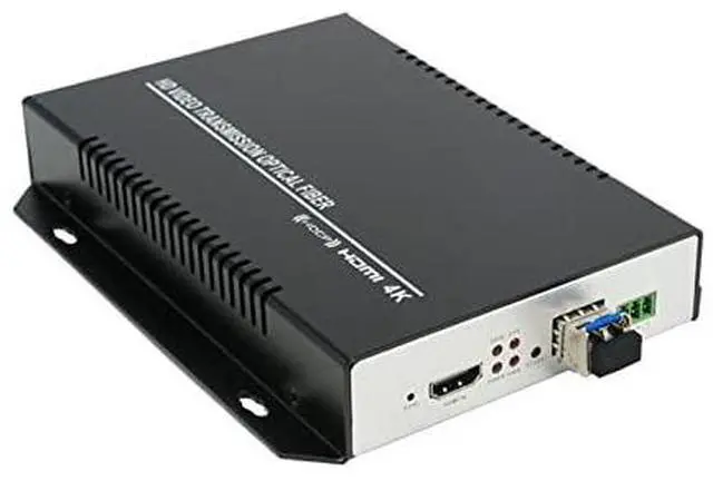 Alt view image 5 of 7 - 4K 3D HDMI Fiber Optic Extender with RS232/ EDID Transmitter Receiver Distance Up to 60km Compatible with DVI Signal Transmission (Single Mode 2 core)