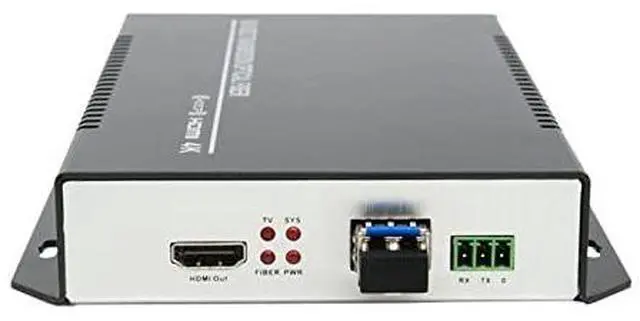 Alt view image 7 of 7 - 4K 3D HDMI Fiber Optic Extender with RS232/ EDID Transmitter Receiver Distance Up to 60km Compatible with DVI Signal Transmission (Single Mode 2 core)