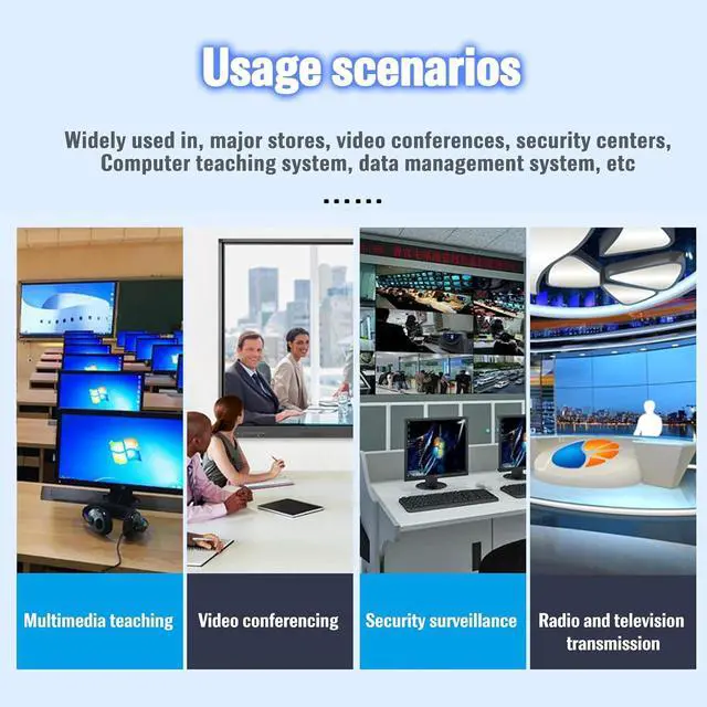 Alt view image 6 of 7 - HDMI KVM Extender Over Fiber Optic, 1080@60hz, 10KM Uncompressed Transmission Over Single Mode 1 Core, Loop-Out Dual Output, KVM KB & Mouse, 3D,RS232, Optical Fiber Extender