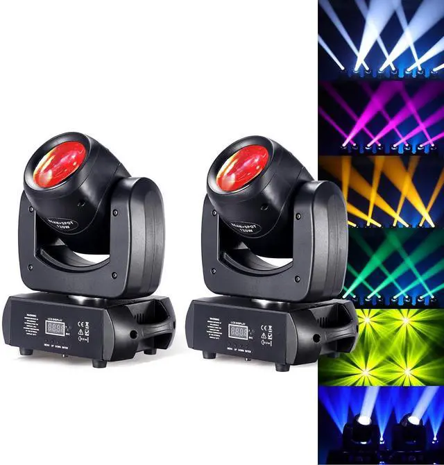 Main image of 120W LED Moving Head Dj Light Roto Prism Beam Stage Lights 8 GOBOs 8 Colors DMX 512 12CH Sound DJ Lighting for Disco Party Events Wedding Stage Lighting (2)