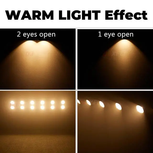 Alt view image 5 of 7 - 2x100W COB Par Lights for Stage 2-Eyes LED Blinder Fresnel Flash Strobe Wash DJ Lights DMX Sound Activated Audience Lighting for Church Party Wedding Cool&Warm White 2in1