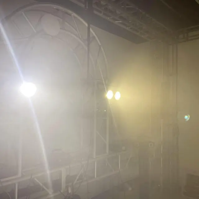 Alt view image 7 of 7 - 2x100W COB Par Lights for Stage 2-Eyes LED Blinder Fresnel Flash Strobe Wash DJ Lights DMX Sound Activated Audience Lighting for Church Party Wedding Cool&Warm White 2in1