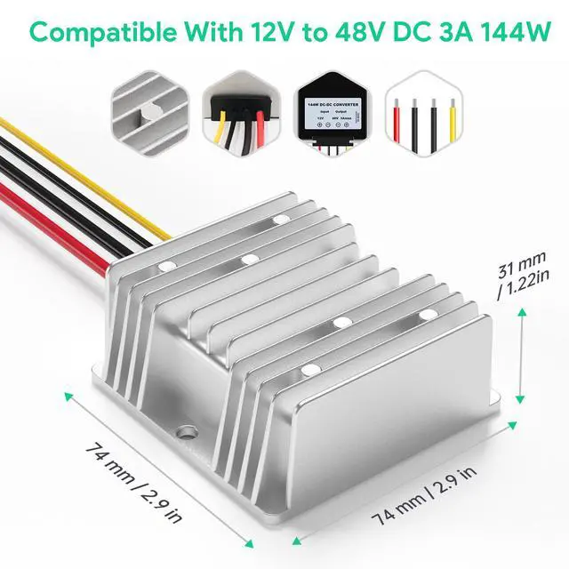 Alt view image 5 of 6 - SPX-V2 3-Pack RJ45 Interface Converter, PoE Power Supply Adapter, Ethernet Voltage Booster Module for Network Devices and Industrial Applications