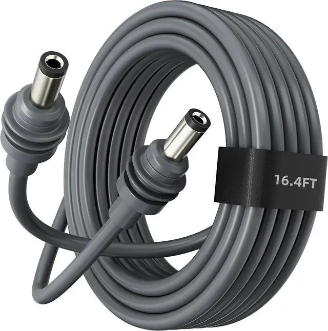Main image of Starlink Mini DC Power Cable 16.4ft,Extension Replacement DC Power Cord | for Starlink Mini Power Supply,Male to Male Waterproof Charging Cable,Ideal for RV,Truck,Travel,Camping