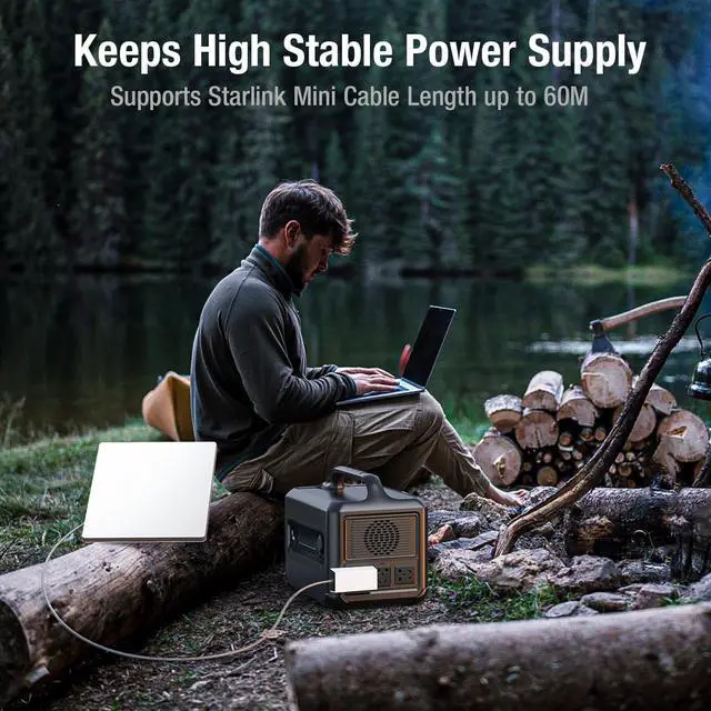 Alt view image 2 of 7 - 60W Power Supply Replacement for Starlink Mini/Starlink Mini X | Compact 30V 2A Fast Charger AC/DC Wall Adapter Compatible with Starlink Mini / Starlink Mini X Satellite Dish