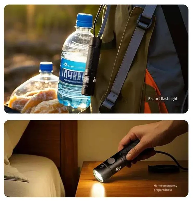 Alt view image 5 of 6 - NEXTORCH 4TOOL 1400 Lumens Rechargeable High Lumens Type-C USB Mini LED Flashlights Compact EDC Pocket Torch for Camping Hiking Police Law Enforcement Hunting