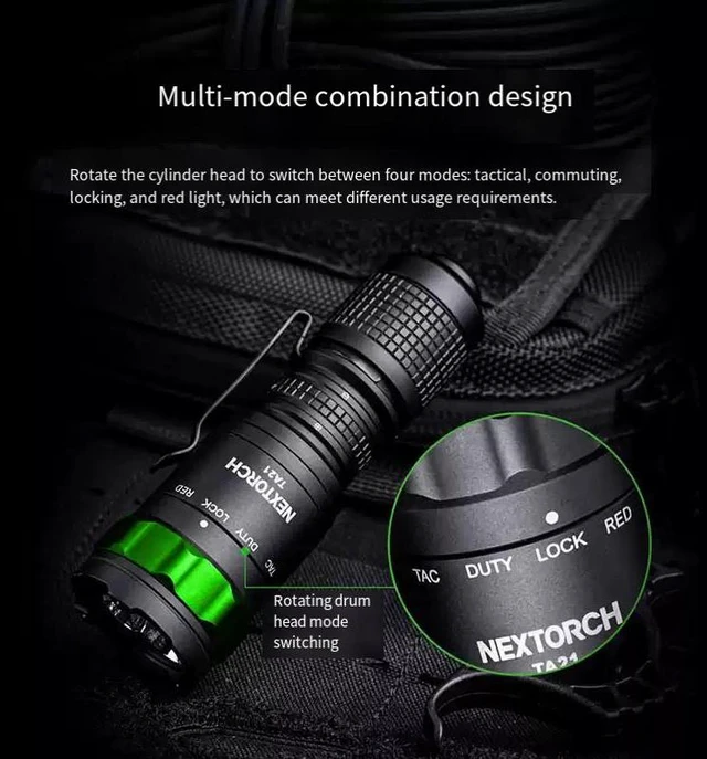 Alt view image 5 of 6 - NEXTORCH P81 Rechargeable Flashlight 3700LM 370m Super Throw, 5 Modes (High/Med/Low/Strobe/Momentary), Aerospace Aluminum, IPX7, for Camping, Hiking & Tactical Duty( Grey)