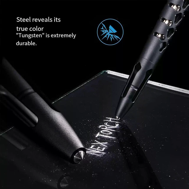 Alt view image 3 of 7 - NEXTORCH NP20 Dragon Bone Tactical Pen CNC-Machined 6061 Aluminum, Hardened Glass Breaker Tip, Legal Self-Defense EDC Tool, Everyday Carry Writing Instrument