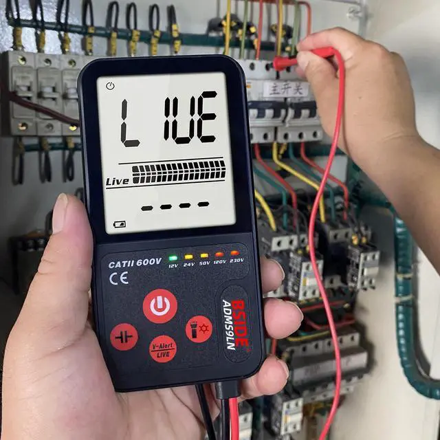 Alt view image 4 of 7 - BSIDE ADMS9LN Large Screen Smart Digital Multimeter Auto-Ranging Ultra-Thin Volt Ohm Amp Meter with Backlit Display