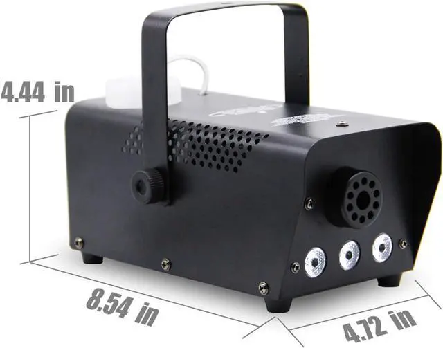 Alt view image 7 of 7 - ATDAWN Fog Machine with Lights, Wireless Remote Control, Smoke Machine with 7 Colors Lights for Stage Party Effect, Halloween Wedding Special Event