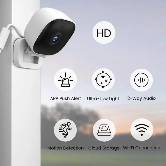 Alt view image 2 of 7 - K13 1080P Wireless Window Camera, Ultra-Low Light Night Vision, 2-Way Audio, Motion Detection Alert, WiFi Home Security MonitorC7FK-OYS-2028.8.28-1